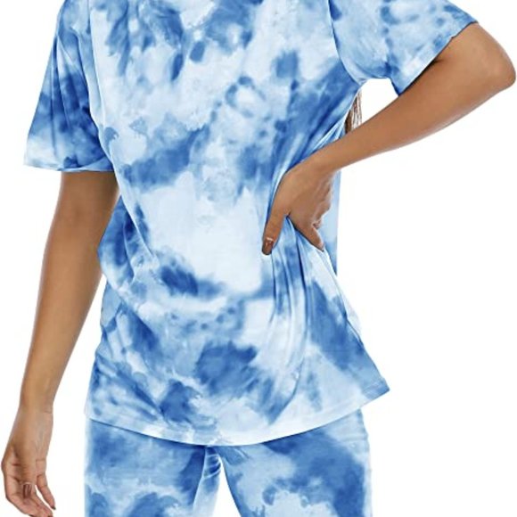 Women's Tie-Dye Set Two-Piece Outfits Summer - Picture 1 of 3